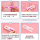 Kotex tampons, aunt swimming artifacts, built-in invisible multi-type catheter-type menstrual tampons, [19 pieces], large flow short tube tampons, imported cotton core short tube tampons, imported cotton
