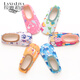 La Xialiya Babybodensocken Babyschuhe und Socken Kleinkind Anti-Rutsch-Sohle Soft Socken Set Innenhochschuhe Dünne Sommer Frühling und Herbst LX2575, Pink 3-5 Jahre alt, Fußlänge 13-15 cm