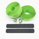 Yun dyed imitation carbon fiber camouflage bicycle dead-speed handlebars with road handlebars with anti-slip sweat-absorbent shock-absorbing straps handlebar wrapping cloth a pair of green handlebars