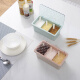 Sanmei Youjia three-compartment simple and fashionable seasoning box 5193 color random