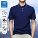 JEANSWEST LIFE真维斯2025新款短袖polo衫男款翻领t恤纯色上衣服男装男士polo衫 绿色698 3XL （建议140-160斤）