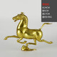 Guye Home Pure Brass Horse Stepping on Feiyan Crafts Ornaments Home Ornaments Copper Horse Ornaments Copper Horse Gifts Office Ornaments Horse Brass Color Length 21* Width 5* Height 17CM/No gift box/Can be customized