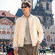 
Mr. Bu Bu’s thin base sweatshirt for men casual hooded men’s inner top 2025 new product KT15763 Kangaroo bag-Bronze L (175)