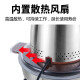 Dingsheng meat grinder and dough machine all-in-one household 5-liter commercial stuffing grinder electric meat beater multi-functional meatball beater high-power pepper grinder garlic mince mixer 6L three-knife meat grinder [special large steel knife 1500W super strong, power]