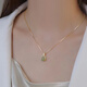 Jingji Fubao Imitation HEtian Jade Titanium Steel Collier pour femmes en 2024 Nouveau conception de niche de luxe légère