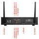 Lingheng Wireless Bluetooth-Verstärker aktiver Deckenlautsprecher Wandmontage Audio Audo Outdoor wasserdichte Sound Lautsprecher Set Einkaufszentrum Restaurant Supermarkt Hintergrund Musik Broadcast System Wireless Sender Host + 2 My-ls601 Wireless Decke