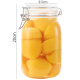 Baijie glass sealed jar storage bottle storage jar wine container glass bottle honey bottle jam bottle pickle jar