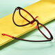 Phil Watanabe Ultralight Tr90 Silicone Sports Anti-Slip Hook Lunes Cadre pour les adolescents, hommes et femmes, grands enfants, lunettes 1695 Lunettes 1695 Black C1 Single Cadre sans objectif