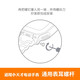 Runzhe adapté aux accessoires de sangle de montre téléphonique pour enfants Little Genius Y01AY03Q1ARCZ1SZ12356 Écrou de vis Z7Z8 Vis xiao Génie Général Bie à vis Silt * 1 + Tournevis
