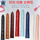 适配卡西欧女表LTP-V300/1208 LTP-1391/V007 SHE-4048牛皮真皮手表带 棕色 银色扣 14mm