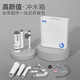Jiumuwang toilet flush tank household bathroom squat toilet squat pit thickened toilet wall-mounted energy-saving high-impact pumping tank large-tube impact model + installation package no need to punch holes