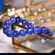 Shanguan Natural Crystal 7A+ Tanzanite Beads Old Ore Bracelet Collection Grade Starlight Bracelet for Women and Men 10 Free 7A+ About 9MM