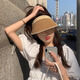Mithaol KUSC Sun Protection Hat For Women 2025 Nouveau top vide Summer Cool Hat Extérieur Sun Sun Uv Fashion Big Hat Brim Sun Sun Sun Brown Birthday Gift pour petite amie