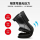 Zapatos para hombres de Playboy, zapatos de cuero formales de negocios, nuevos zapatos de trabajo versátiles de moda para hombres, calzado de boda de suela suave de cuero genuino 6189 negro single 40 40
