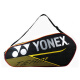 Yonex badminton racket bag fashionable three-pack single shoulder backpack bag BAG42023CR-400 black/yellow