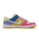 Nike (NIKE) Dunk Low Women's Low Top Casual Skateboard Shoes CK6654 White Powder Yellow FD9923-111 38