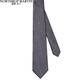 North Martin high-end silk tie men's business suit formal hand-dyed dark gray wedding 7cm high-end New Year gift
