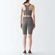 Muji Walker Pantalon de jambe à demi-longueur des femmes Muji Walker