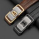COW belt men's automatic buckle cowhide gift box belt business casual light luxury crocodile pattern pants belt gift 1002 coffee color