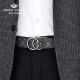 REDCE AMANGNI英伦阿·玛尼尼皮带男士腰带国际十大品牌2024新款100%纯牛皮皮带 6628枪色【轻奢百搭商务休闲】 120cm 【高档礼盒包装】