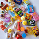 Dongzhitiandi Miniature Food and Toy Blind Box Mini Blind Bag Model Supermarket Simulation Snack Ornament Boys and Girls DIY New Year Gift Convenience Store Mix [30 Random Mixed Blind Boxes]