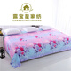Lubaoxing (LUBAOXING) king-size kang bed sheets large size kang single 3-meter rural tatami bed sheet single piece soil kang widened purple rose blossom 3.5 meters x 2.3 meters