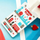 Xianxiansen luggage tag suitcase strap travel tag boarding pass suitcase packing with cartoon hanging tag shipping pass boarding pass - Robot Kitten