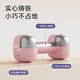Le series small dumbbells dipped in plastic for women's home arm training Yaling Iron Back home fitness set Rose Purple 2kg*2 pieces