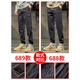 Cotton Autumn Casual Pants Men's 2024 New Fashion Brands Loose Thickened Sports Working Pants Men's Spring and Autumn Style 689 Camel Regular + 689 Dark Gray Regular M 90-110Jin[Jin equals 0.5 kg]