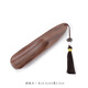 He Jiagong walnut tea spoon single shovel tea spoon Japanese-style household large wooden tea spoon walnut tea spoon (crescent)