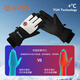 GRGN gloves for men and women outdoor winter warm cycling anti-cold wind plus velvet thick touch screen women's waterproof winter cotton ski gloves
