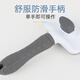 Qi Oh Cat Comb Cat Hair Remover Brush Dog Comb Pet Hair Removal Supplies Cleaner Needle Comb Cat Hair Comb Elegant Gray (One-click Hair Removal)