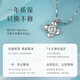 Manhe S925 Silver Moissanite Four-leaf Clover Necklace Women's 2025 New Pendant Wife's Birthday Gift for Girl Friends