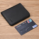 Williampolo Ultra-dünn Mini-Brieftasche Herren Kurzleder Leder vertikaler Männer Brieftasche Kartenkartentasche Paul Black Lychee Muster verbessert Version-Can Hold the Grior's Lizenz