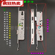Aluminum alloy multi-point door lock 8530 broken bridge aluminum door lock body Joint door lock plastic steel door 8535 multi-point special length 9230 multi-point lock body side length 330)