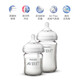 Nuevos suministros de alimentación de recién nacidos recién nacidos con botella de vidrio de calibre Anyi Philips se pueden equipar con botella de paja de mango de manejo SCF679/13 Glass 240ml