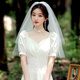 极度空间 头纱领证求婚布置生日装饰表白道具新娘头饰拍照儿童头纱