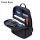 Colins Keirs Rucksack Herren -Rucksack Reisetasche Großkapazität Business Computertasche 2024 Neue Schüler der High School College School Tasche Schwarz
