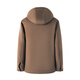 
Navigare Italian small sailboat pure wool coat men's autumn and winter versatile warm hooded jacket casual simple top caramel color M size