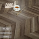 XMSJ Gerva Van Gogh Fish Bone Parquet Herringbone Wood Piso de madera Laminada Estilo nórdico Hogar sala de estar Resistente 12 Peacock Azul 3291 metros cuadrados