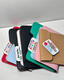 Clip de passeport ONTC Multi-fonction de blocage de couleur Color Sac de carte de voyage Simple Ins Ticket ID Carte de rangement à l'étranger Sac de rangement de couleur de blocage Clip de passeport complet Set trois