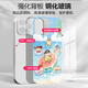 Michigan (MSMF) new Huawei mobile phone case Panda crayon Shin-shirt silicone soft edge tempered glass hard shell anti-fall full cover cute cartoon Shin-shirt family suitable for men and women protective cover [Glass Galaxy Silver] Shin-shirt 3-BL753Y Huawei Mate40/mate40e
