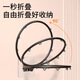 AIBEIJIAN Indoor punch-free basketball frame silent basketball shooting wall-mounted blue frame children's folding small basket household basket ring Large basketball frame inner diameter 35 (can shoot No. 7 ball)
