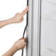 Ganchun door and window door seam seals anti-theft door seals window seals windproof strips self-adhesive wool strips 9*5 gray 10 meters