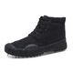 Yunyouli (yunyouli) Jihua double-layer high-top rubber sole training shoes Jiefang shoes wear-resistant work labor protection shoes training shoes 3520 single-layer-high black 42