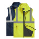 Reflective safety vest and vest customized sanitation site traffic construction cycling clothing reflective clothing warning vest customized fruit green M