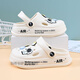 Wei Jie Children's Slippers Мужские 4-6-летние детские туфли для детей в летних ношении антиколетных пляжных туфель с толстыми пляжами детская милая комната Горячая распродажа: 6227 метров белый-бас-легкий год 24-25 [внутренняя длина 170 мм]]