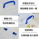 Clothes storage box glue box storage box large size clothes storage box books storage box 2687 approx. 55L transparent