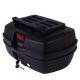Jardins de moto Garderi Trunk Pédale à libération rapide Boîte à outils de véhicule de batterie électrique Boîte de rangement extra-large Universal 688 Black 32L avec lumière LED avec porte-bagages