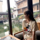 古驰GUCCl古驰T恤短袖女士 联名款 Logo印花圆领套头落肩袖上衣 灰白色 492347XJB7W9756 XS